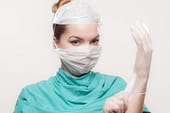 nurse wearing mask