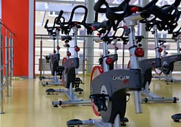 inside a gym